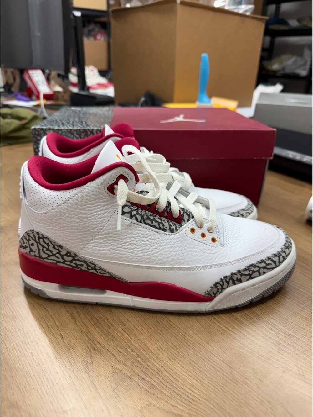Air Jordan 3 Retro SE Fire Red Cardinal Red Mens Size 10.5 Sneakers